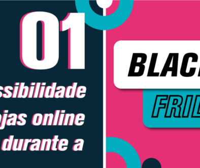 Imagem na horizontal dividida ao meio, o lado esquerdo tem fundo azul escuro e o direito rosa. Há o texto em letras grandes em branco com contorno rosa: 