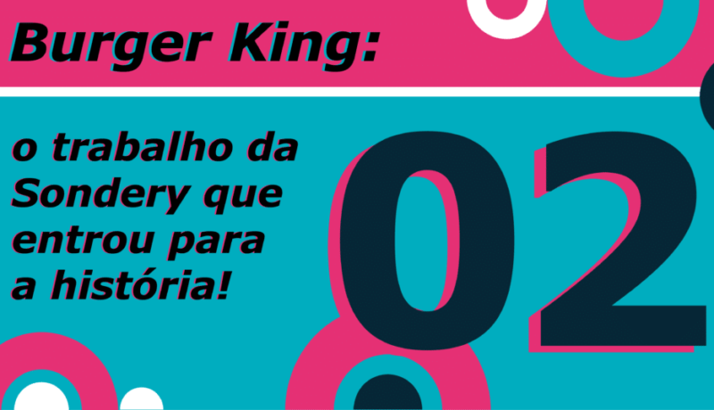 Sobre um fundo rosa e azul claro com semi-círculos brancos, azuis e rosas, há o texto 